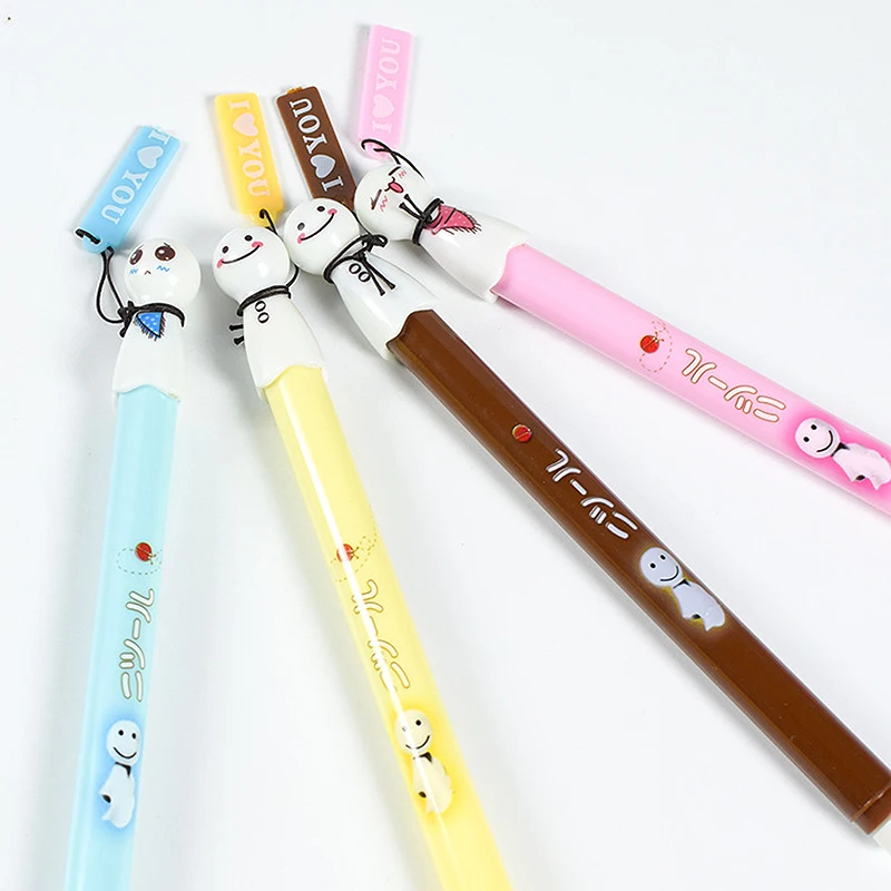 Гелевая ручка CXZY Sunny doll шариковая 0 38 с черными чернилами канцелярские