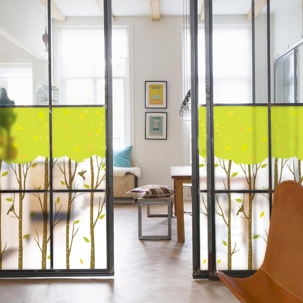 Зеленое матовое стекло пленка полиэтиленовая витражная клейкая матовая оконная