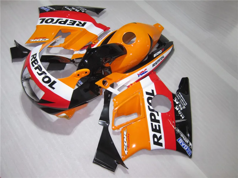 Fullset ABS Обтекатели наборы для Honda Repsol orange 1993 1994 CBR600 F2 1991 1992 CBR 600 F2 92 93 CBR600 F 91 94 обтекатель комплект+ светло-коричневый