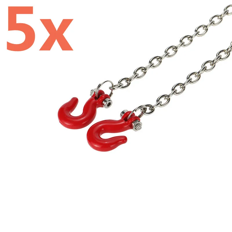 5 шт. RC радиоуправляемые автомобили супер длинный прицеп крюк и цепь для 1/10