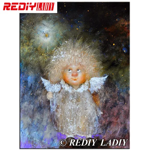 RF79002 REDIY LADIY мозаичный узор полная квадратная Алмазная Вышивка темно-синий мальчик алмазная живопись наборы вышивки крестиком Ангел Стразы живопись - Цвет: RF79002