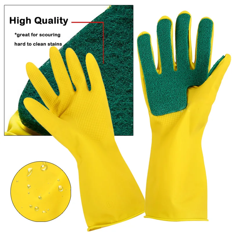 ПЭТ щеточка для очищения перчатки прочные 1 пара силиконовая чистота очистка