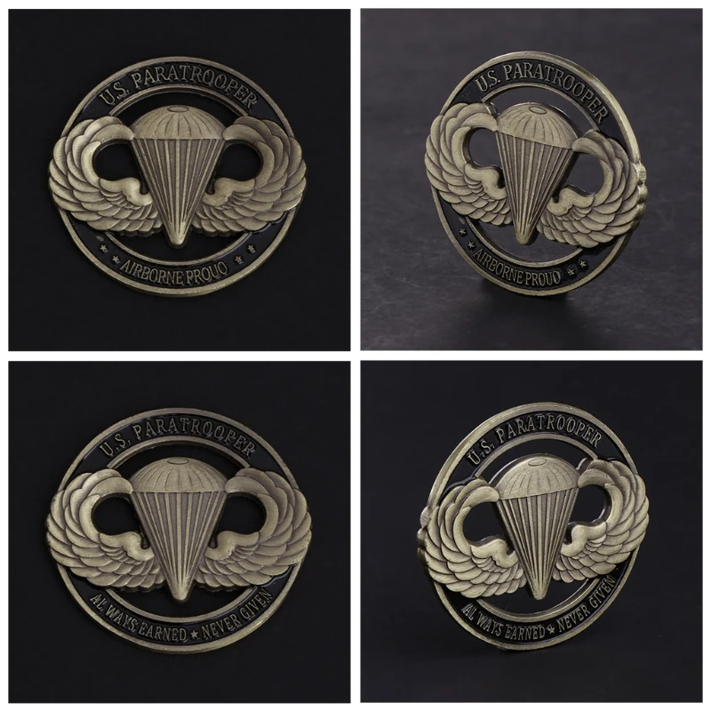 Памятная монета Американский десантник США полые художественные подарки для