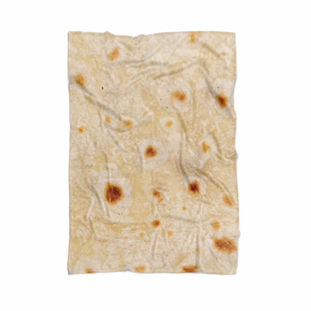 Лучшие продажи 2019 Флисовое одеяло Tortilla Burrito мягкое домашнее украшение