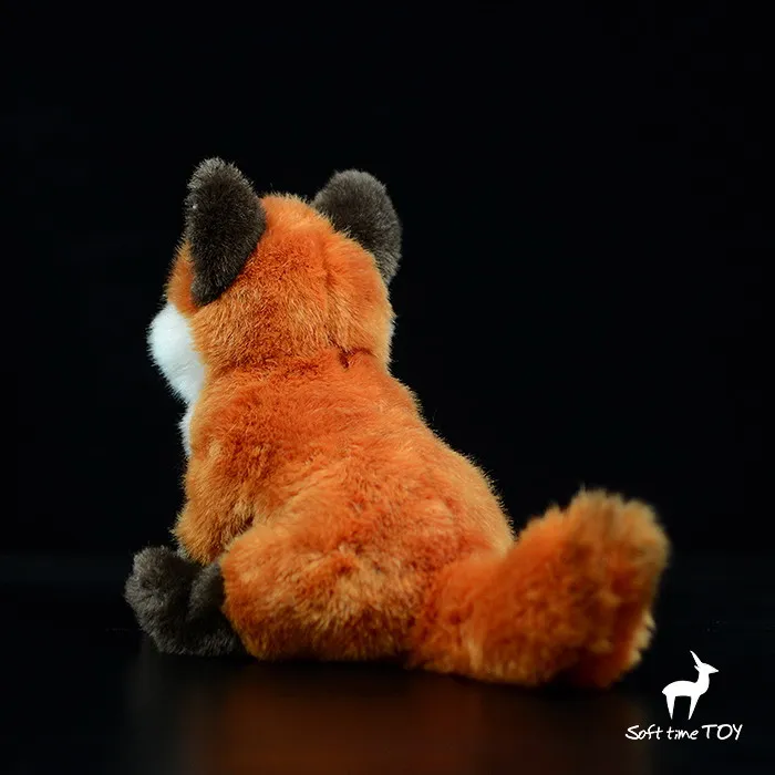 Мягкие животные, детские игрушки, настоящая жизнь, плюшевая кукла Firefox, красные лисы, украшение дома, игрушка, подарок, магазин