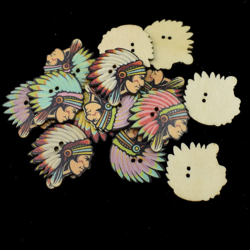 2 отверстия деревянные пуговицы для пришивания скрапбукинга одежда ремесла