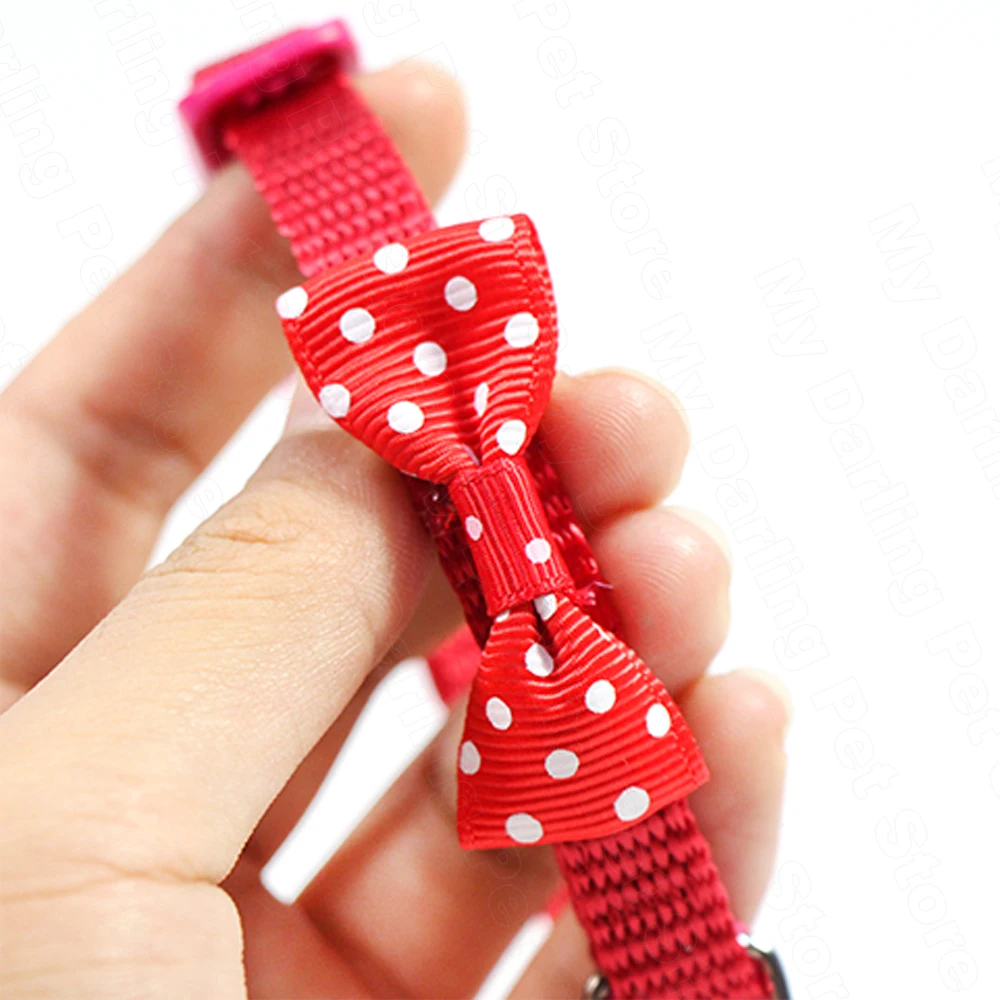 Ошейник для кошек маленьких собак щенков котят регулируемые ошейники товары