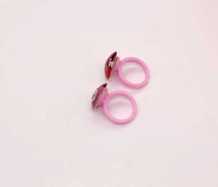 24 шт коробка милый детский Мультфильм маленькое кольцо мини пластик креативная