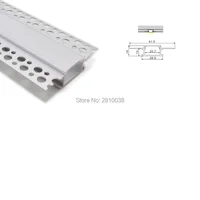 100 X 2M Sets/Lot Surface mounted led aluminium profile for led strip T type wide edge aluminum led housing for wall washer lamp