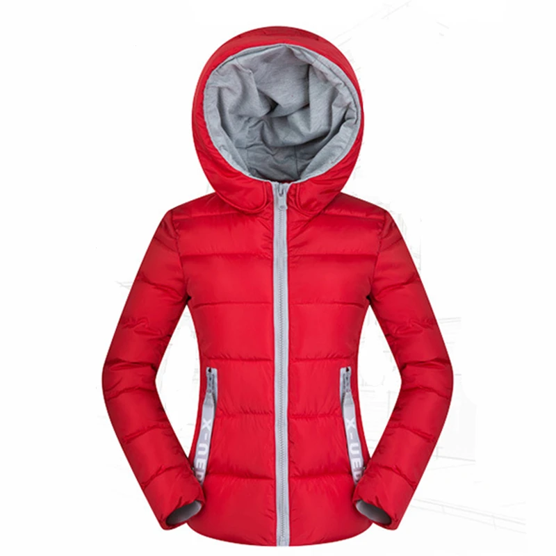 2017 зимняя женская хлопковая парка пуховик для девочек тонкий толстый короткий с