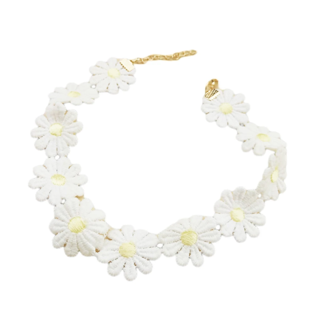 1 пара оголовье Дейзи Женская шик небольшой свежий моды повязка на голову с