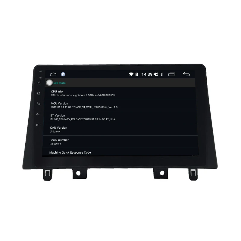 Уточните S3 автомобильный аудио Android 9,0 8-core, 4 Гб+ 64G carplay экран радио авто bluetooth для JAC уточнить S3
