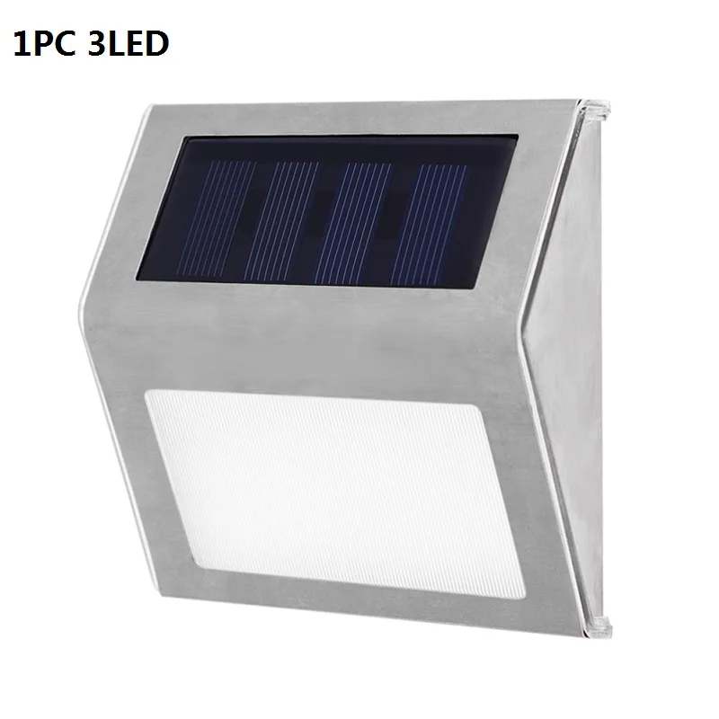 1Pc 3LED 1/2/4 шт. 30/40 светодиодный солнечный Мощность лампа движения PIR Сенсор Активированный солнечный светильник Водонепроницаемый открытый сад безопасности настенный светильник - Испускаемый цвет: 1Pc 3LED