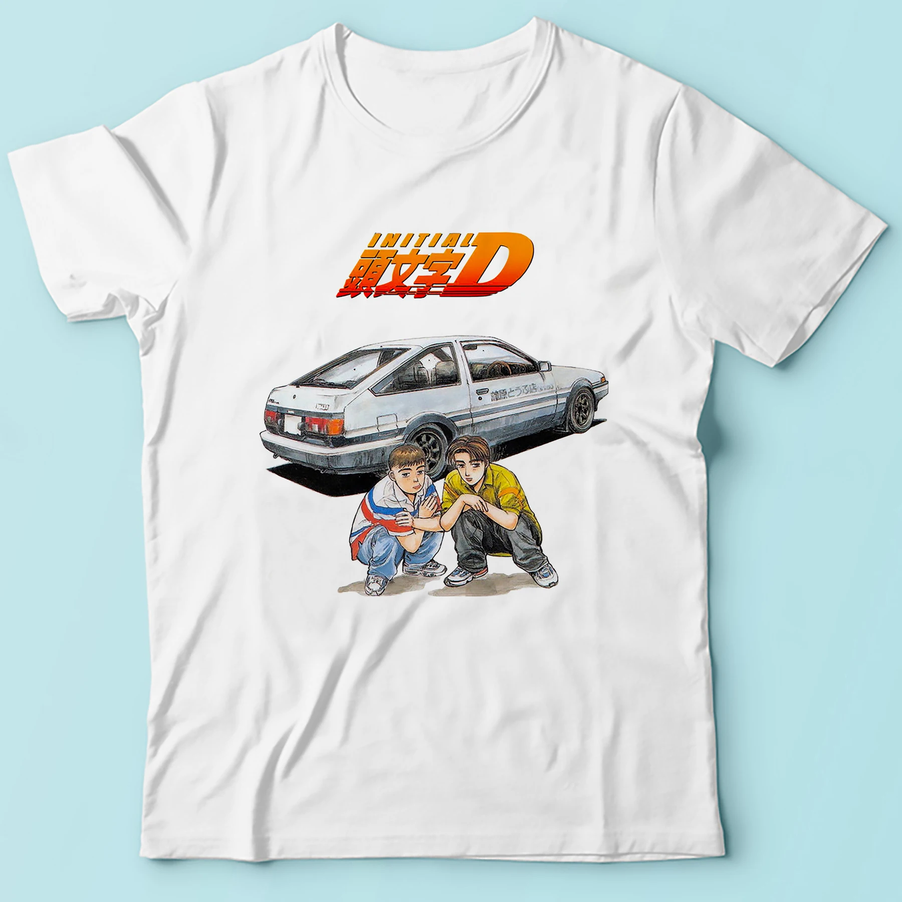 Японская манга проект initial d Fujiwara Takumi забавная Футболка мужская летняя Новинка короткий рукав Уличная Футболка Harajuku