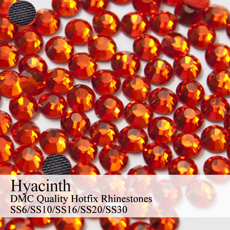 

Polaris SS6-SS30 Machine Cut Hyacinth Strass DMC Hotfix Rhinestones For Garment Accessories
