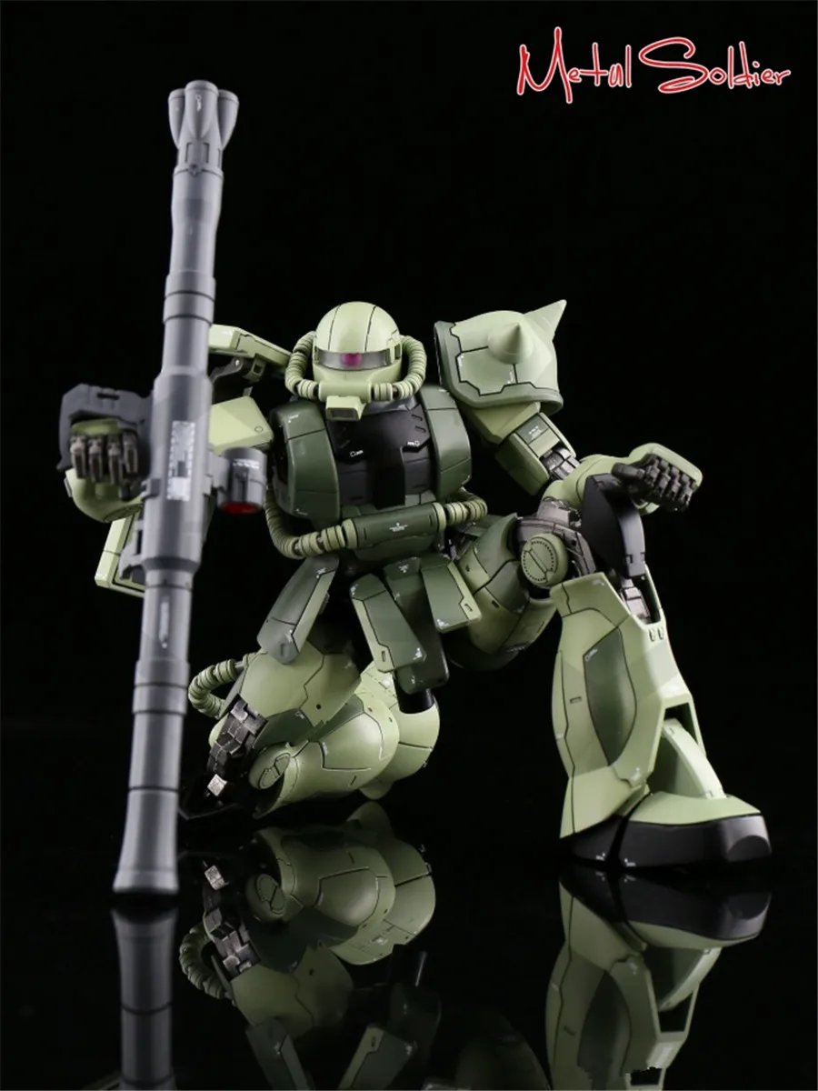 Comic Club MS металлический солдат MB 1/100 металлическая сборка gundam green zaku II сплав робот Высокое качество фигурка