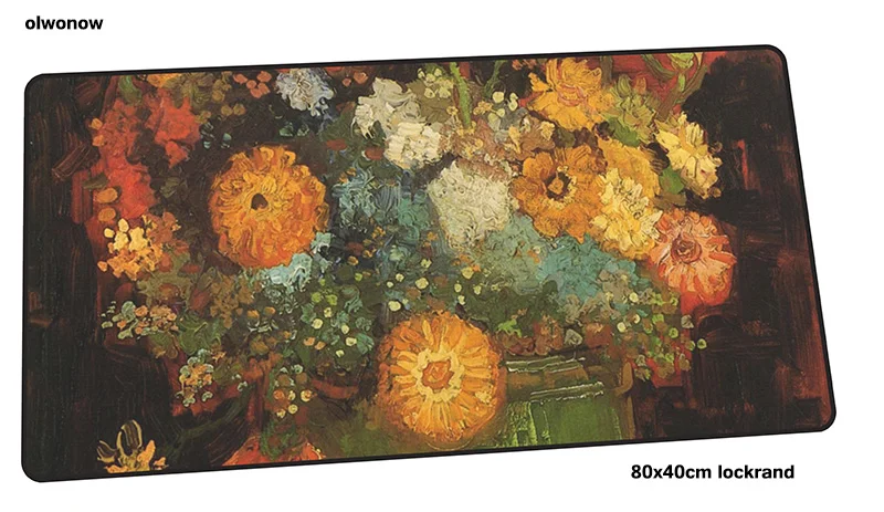 Ван Гог коврик для мыши 80x40 см Красивые коврики для мыши лучшие игровой коврик для игровой мыши на день рождения на заказ коврики для мыши Клавиатура ПК накладка