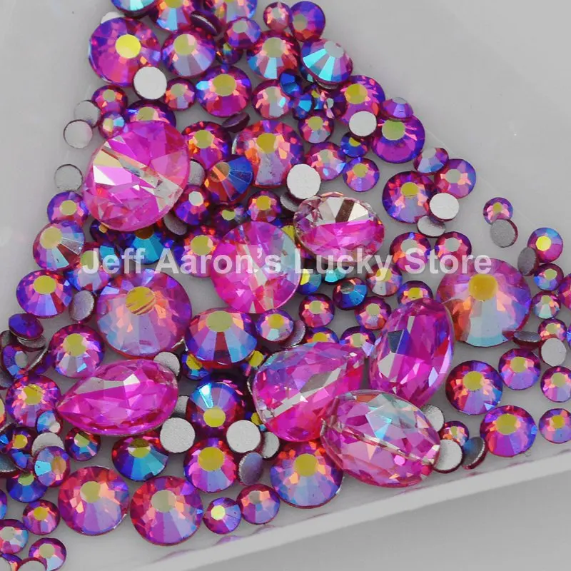 Смешанная Stlye 3D украшения для ногтей горный хрусталь блеск ногтей Jewelry аксессуары кристалл красота маникюр инструмент