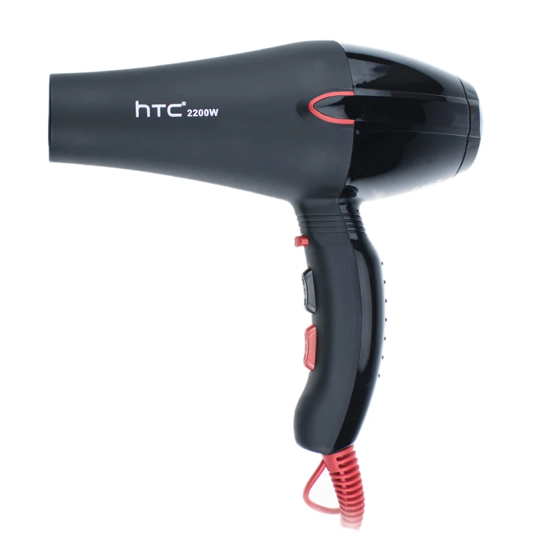 Htc профессиональный фен для волос с отрицательными ионами, фен для волос 2200 Вт, супер горячий и холодный ветер, Парикмахерская, салон для дома