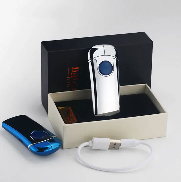 36*80 5 мм плазменная Зажигалка Ветрозащитная USB металлическая зарядка электронная