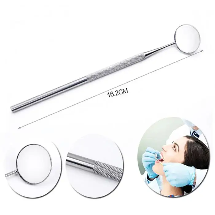6 шт./партия из нержавеющей стали стоматологический инструмент для чистки зубов Пинцет зеркало стоматологический зонд Стоматологическая Гигиена Уход за полостью рта H7JP