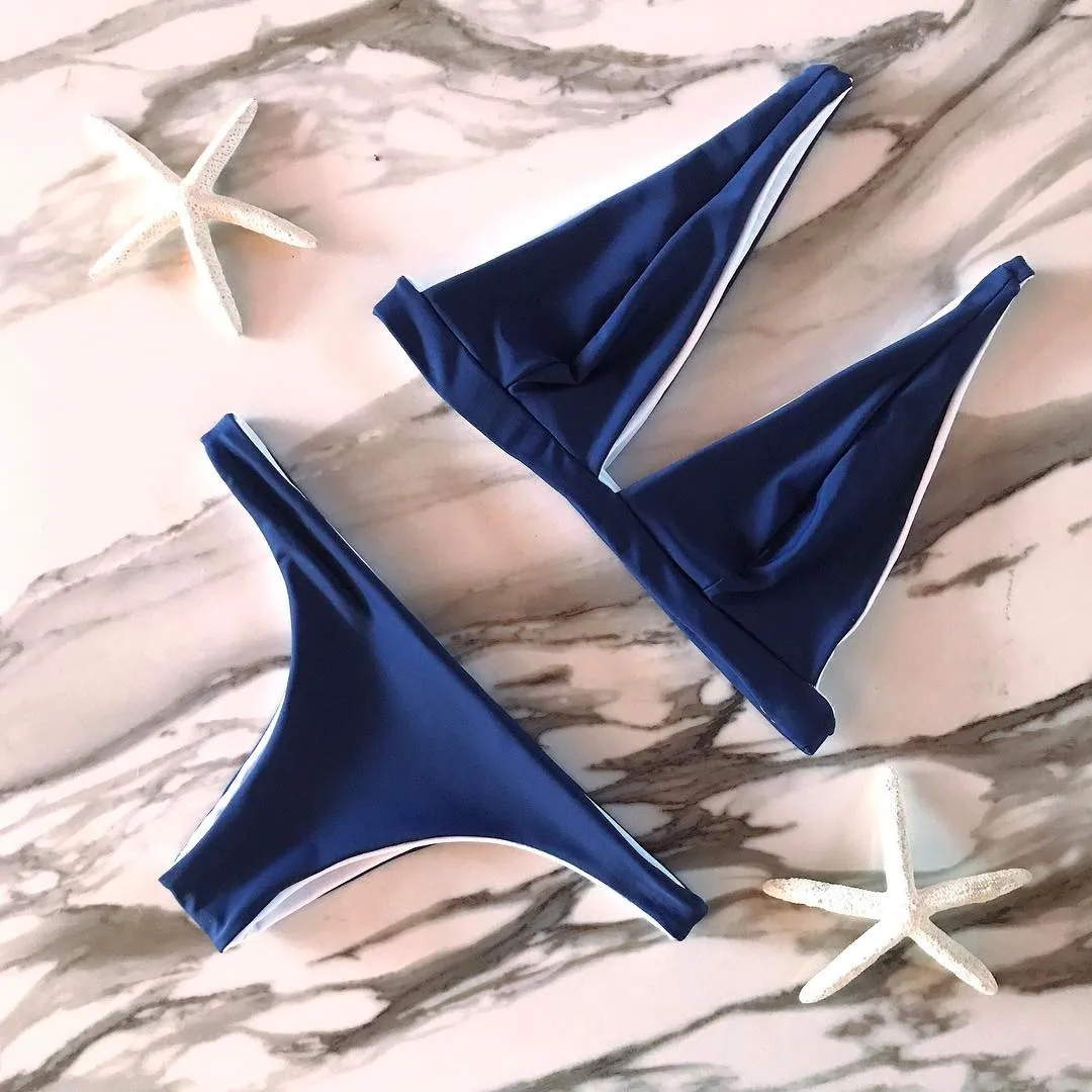 Новый Трусики бикини 2017 сексуальный купальник Для женщин повязки Купальники для