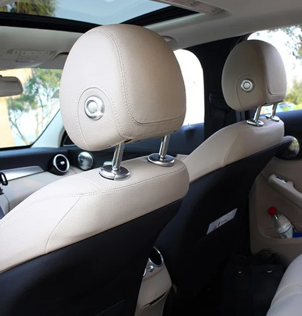 Декоративная накладка на подголовник автомобиля из АБС пластика для Mercedes Benz C Class