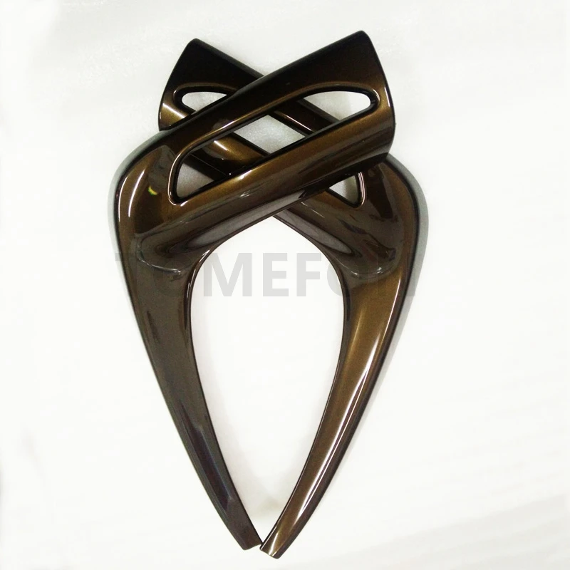 TOMEFON For Toyota Sienta Second Generation XP170 ABS Brown Paint Front Rear Bumper Foglight Cover Exterior Styling