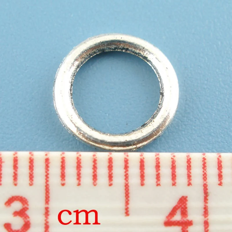 8mm 300pcs 100 шт Серебряные закрытые прыгающие кольца 12 мм круглые закрытые кольца для изготовления ювелирных изделий ожерелье браслет DIY Аксессуары для рукоделия - Цвет: 8mm 300pcs