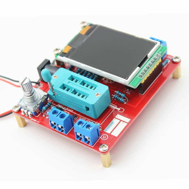 2016 DIY комплекты ATMEAG328 M328 Транзистор тестер LCR диода Емкость СОЭ метр ШИМ меандр
