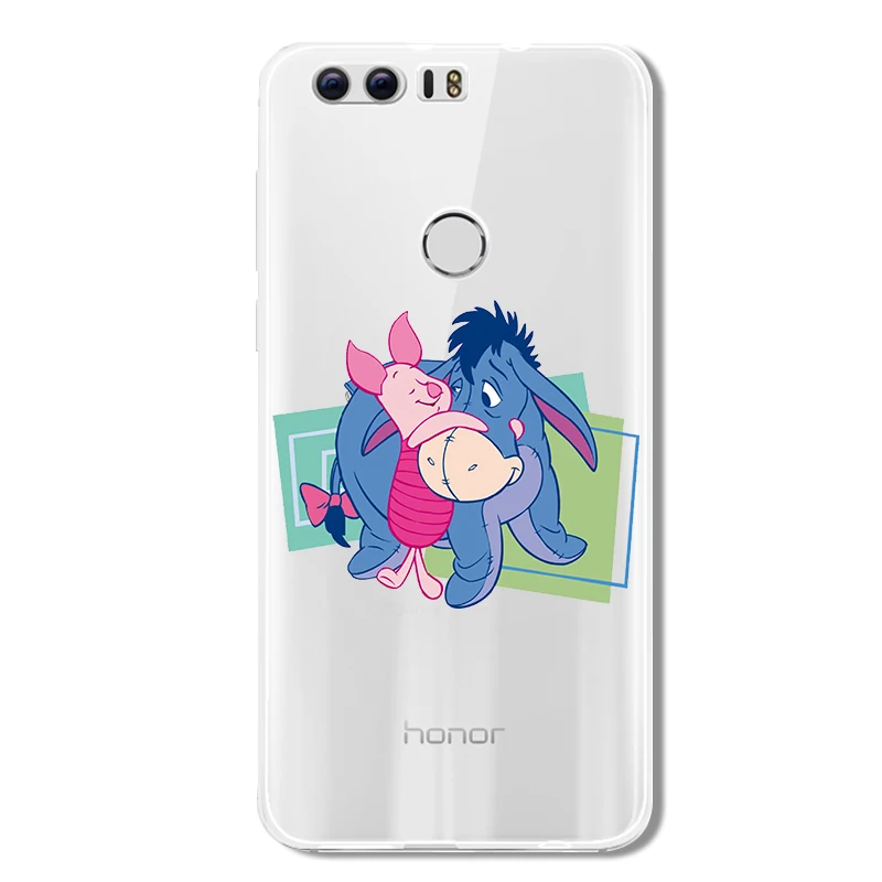 Cute Cartoon Ariel unicorn eeyore deer soft phone case for Huawei Honor 8 9 10 lite 6X 6A 7X P 20 2016 2017 P8 P9 P10 P20 Cover |