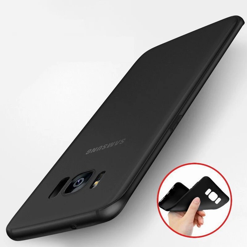 Тонкий мягкий чехол BaySerry для Samsung Galaxy S9 S8 Plus ультра тонкий матовый Note 9 S7 Edge S6 |