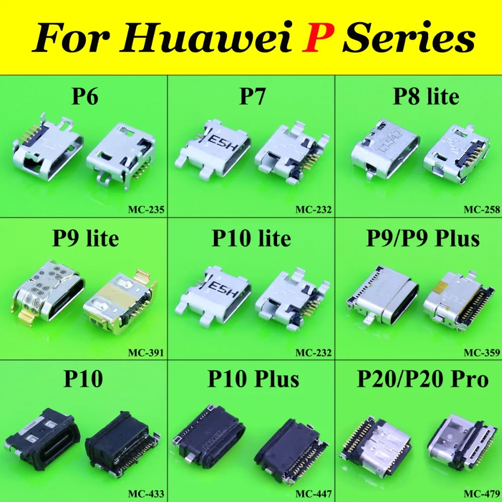 1 шт. Micro USB зарядный разъем YuXi док для Huawei P6 P7 P8 P9 P10 lite G9 P9Plus P10Plus P20 Pro разъем|Шлейфы
