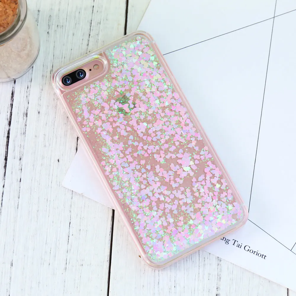 Kisscase Чехол для мобильного телефона Bling Quicksand iPhone 6 6S Plus 5S Обложка блендера ПК SE 5 4S