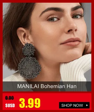 MANILAI, Очаровательная Красная Коралловая Серьга, ювелирное изделие, Модная медная проволока, круглые Висячие серьги для женщин, аксессуары