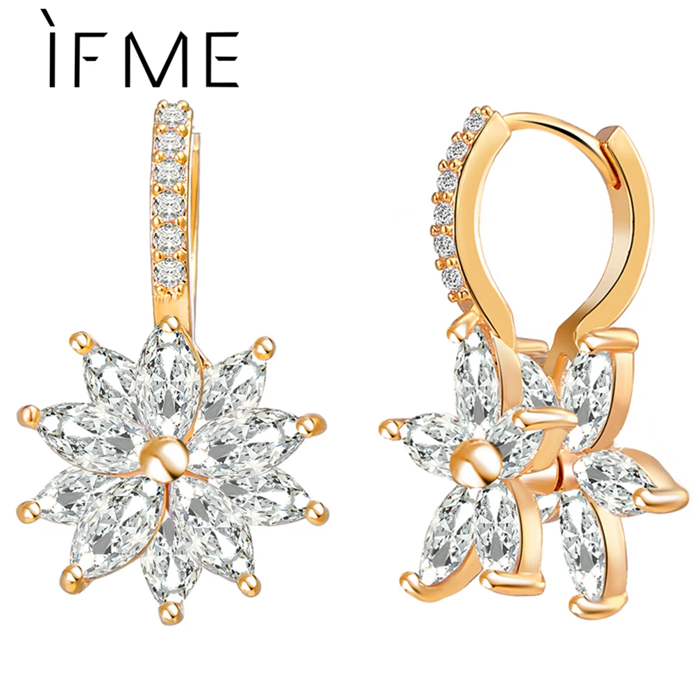 В том случае если мне очаровательный Кристал CZ серьги-гвоздики для Для женщин