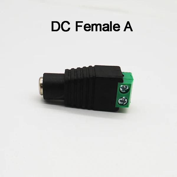 5 шт. DC разъем для светодиодной ленты Сварка светодиодные полосы адаптер разъем мужской или женский разъем - Цвет: Темно-серый