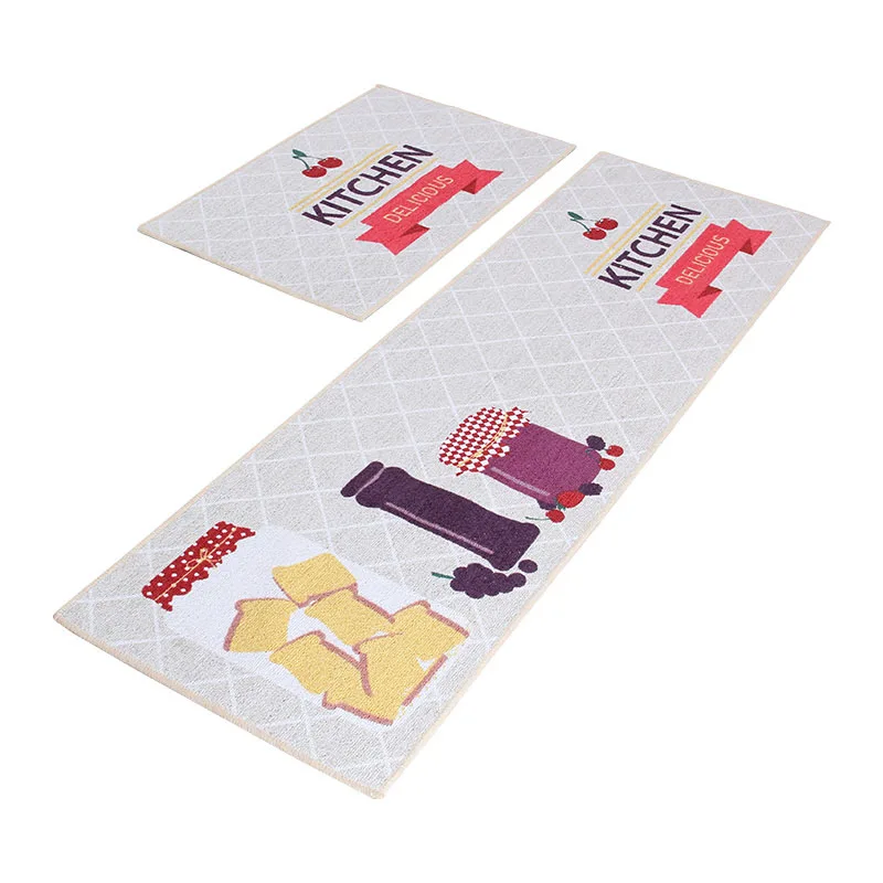 Противоскользящий моющийся набор кухонных ковриков ковёр для столовой