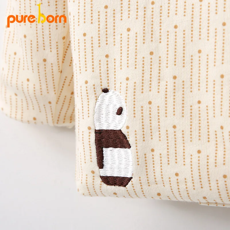 Pureborn/зимняя куртка для маленьких девочек и мальчиков пальто топы малышей одежда