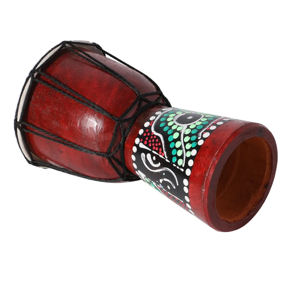4-дюймовый Профессиональный Африканский Djembe барабан Bongo дерево хороший звук