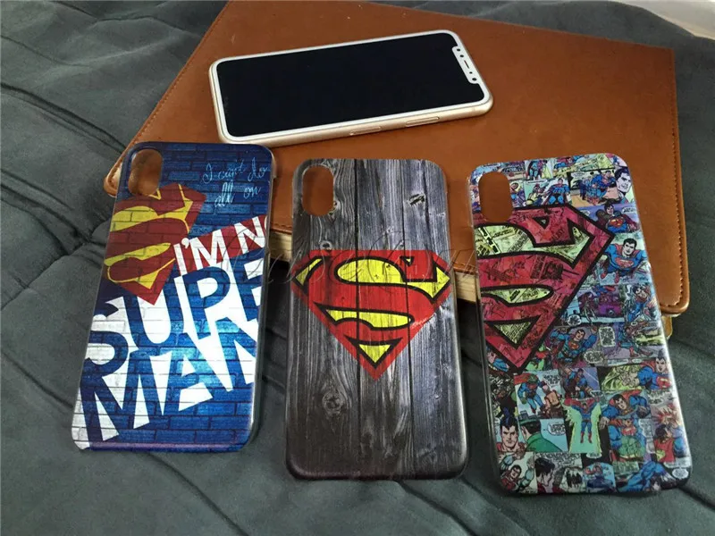 Чехол Marvel, Мстители, Супермен, чехол для iPhone X, 5S, 6, 6 S, 7, 8 Plus, паук Бэтмэн, Капитан Америка, чехол для телефона для iPhone 10