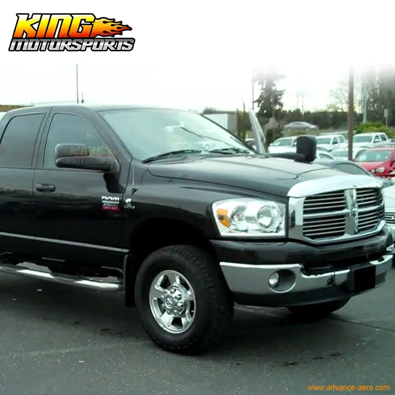 Подходит для 02-08 Dodge Ram 1500 02-09 Ram 2500 3500 боковые буксировочные зеркала ручная пара черный