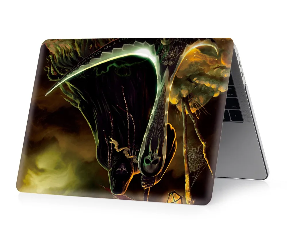 Цветная печать Хэллоуин чехол для ноутбука Macbook Air 11 13 Pro retina 12 13 15 дюймов цвета Touch BarNew Pro 13 15 New Air 13
