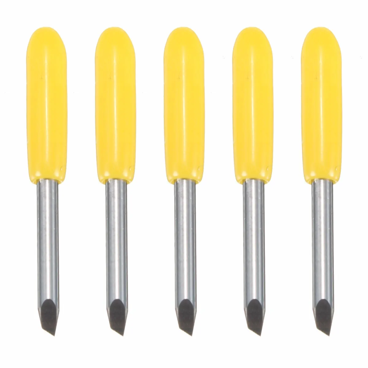 XNEMON 5 шт. 60 градусов Лезвия для Graphtec CB09 виниловый резак режущий плоттер + пружины