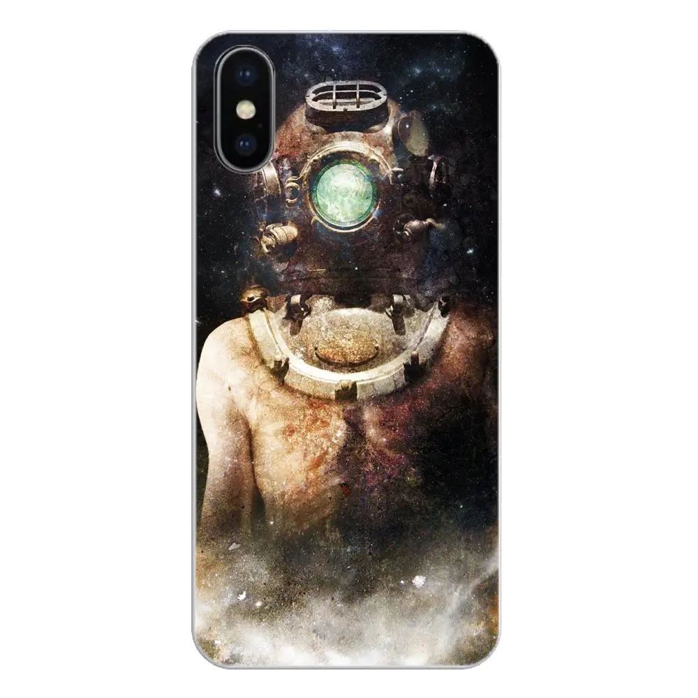 Deep Sea Diver Banksy художественный постер для iPod Touch iPhone 4 4S 5 5S 5C SE 6 6S 7 8 X XR XS Plus MAX