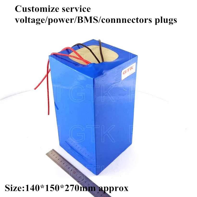 Compact size lifepo4 24v 60Ah battery pack 50Ah for RV power solar storage energy ebike replace akku + 10A charger | Электроника
