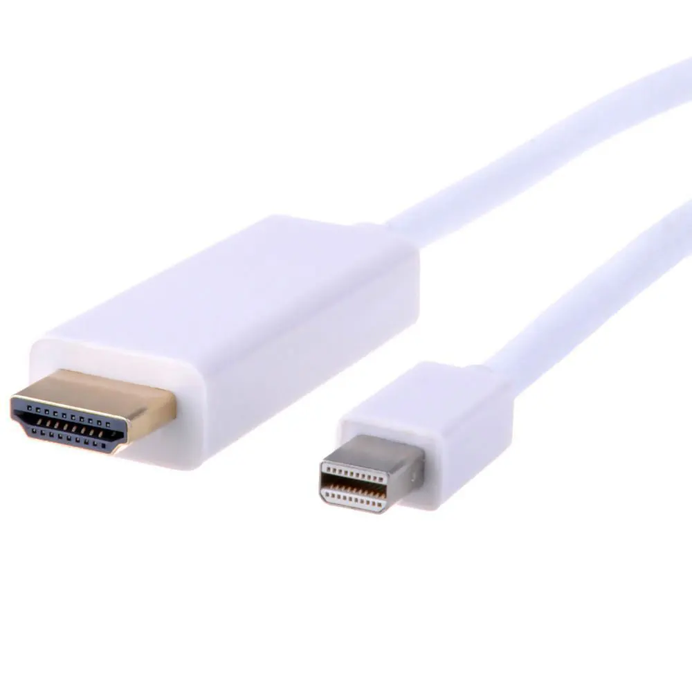 Leadzoe позолоченный мини Displayport (Mini DP) к HDMI штекеру мужскому адаптерному кабелю для