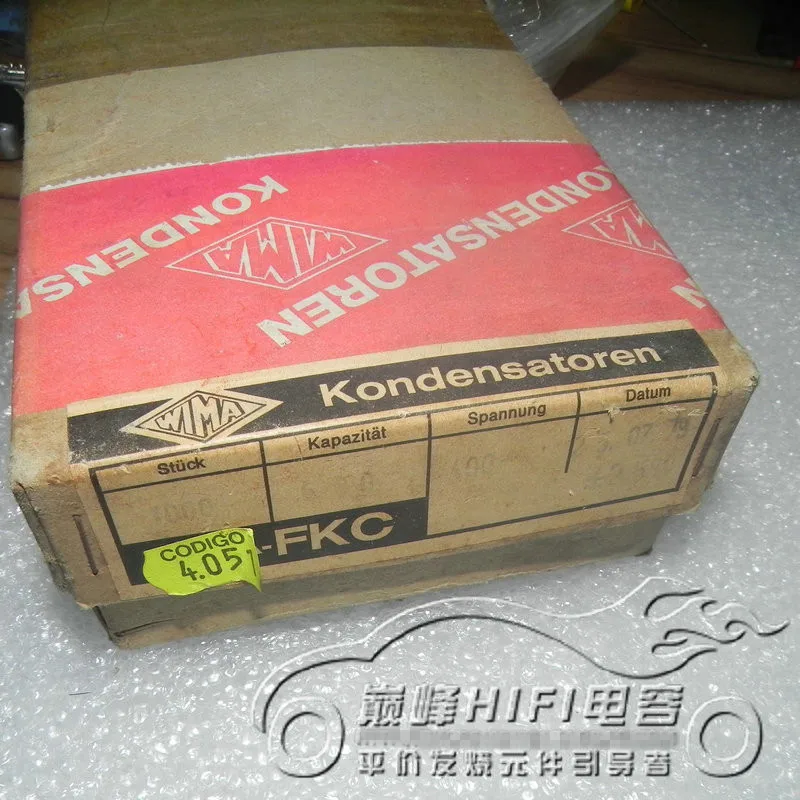Оригинальный новый 100% 400V680PF 2.5% FKC Высокая точность Оловянная фольга аудио муфта