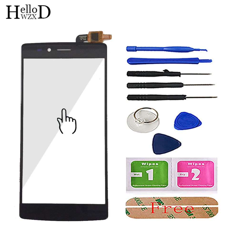 

5.5'' Touch Screen Glass For Vernee Apollo Lite Touch Screen Glass Digitizer Panel Lens Sensor Mobile Phone Tools Adhesive Wipes