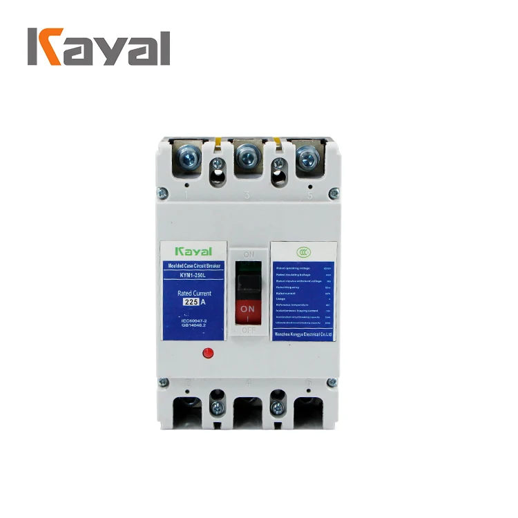 Kayal CM1 2P 3P 4P 100A 63A Mccb литой чехол автоматический выключатель